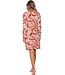 ladies luxury long sleeve nightdress 'watercolour art'