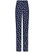ladies blue long sleeve cotton pyjama set 'snow time'