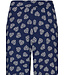 ladies blue long sleeve cotton pyjama set 'snow time'