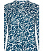 100% biologisch katoenen pyjamaset met lange mouwen en knopen ‘arty leaves’