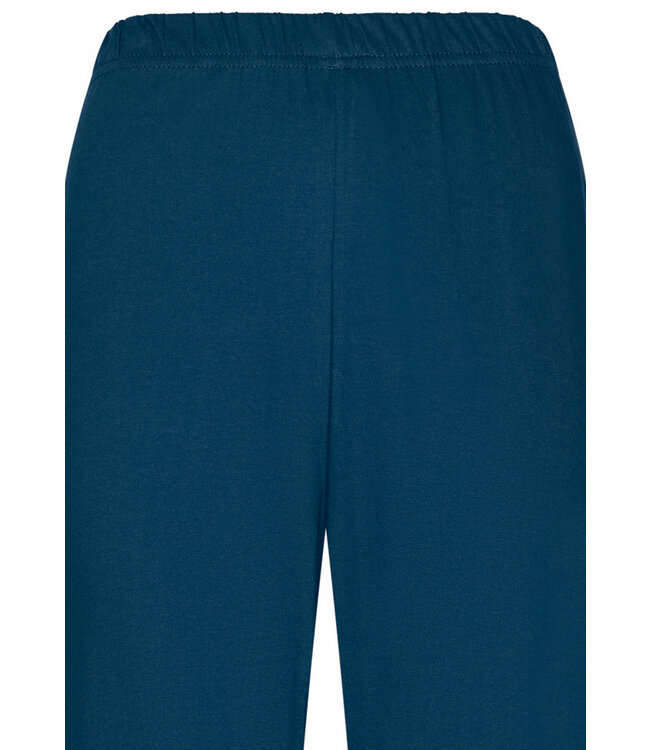 100% biologisch katoenen pyjamaset met lange mouwen en knopen ‘arty leaves’