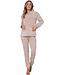 Mix & Match warme fleece lounge broek met boorden 'crazy bubbles'