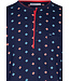 long sleeve organic cotton nightshirt with buttons 'geometric star'