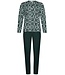 Groene pyjama met knopen 'boutique charm'