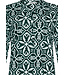 green pyjama with buttons 'boutique charm'