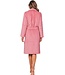 Zachte fleece ochtendjas met ritssluiting ‘embossed weaves’ (110 cm)