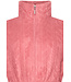 Zachte fleece ochtendjas met ritssluiting ‘embossed weaves’ (110 cm)