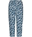 Bio-katoenen dames pyjama met 3/4e lange broek ‘arty leafs’