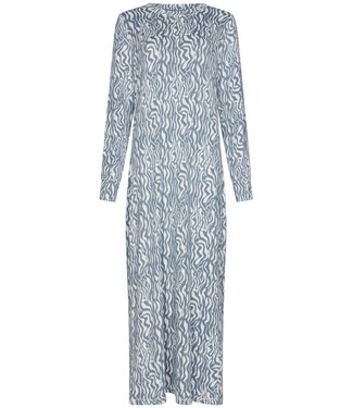 Pastunette extra long warm nightdress 'watercolour waves