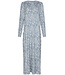 Pastunette extra long warm nightdress 'watercolour waves