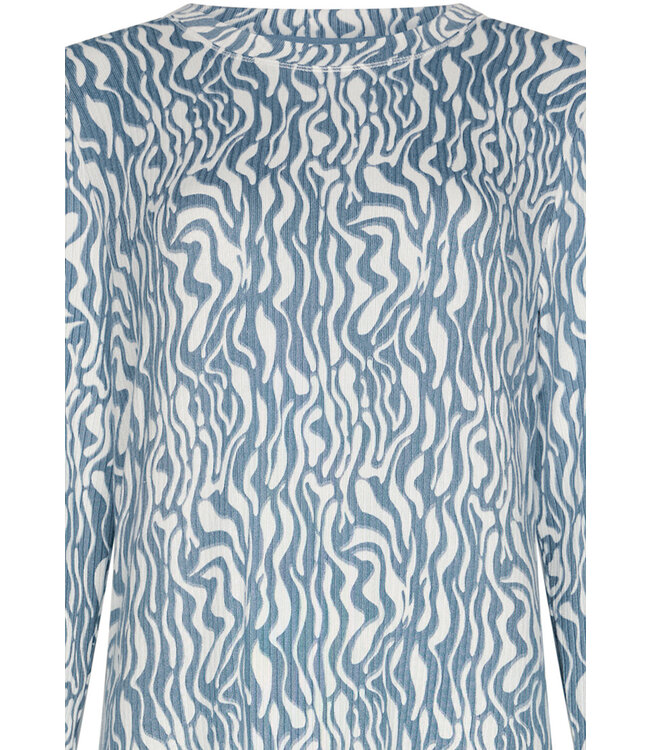 extra long warm nightdress 'watercolour waves