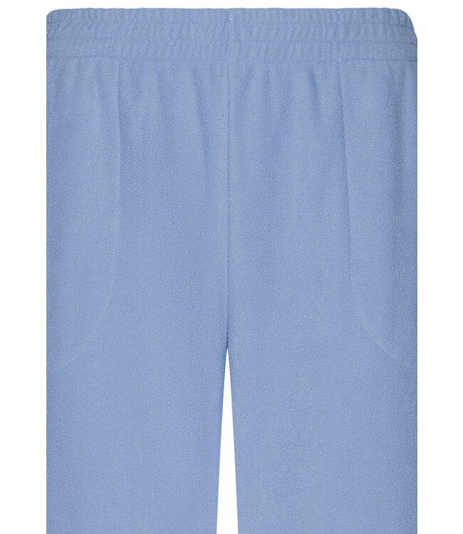 Lila-blauwe katoen badstof dames loungepyjama ‘deeply dotty’