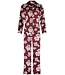 Pastunette Premium doorknoop dames pyjama van katoen-polyester mix 'bold blooms'