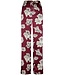 doorknoop dames pyjama van polyester-satijn mix 'bold blooms'