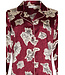 doorknoop dames pyjama van polyester-satijn mix 'bold blooms'