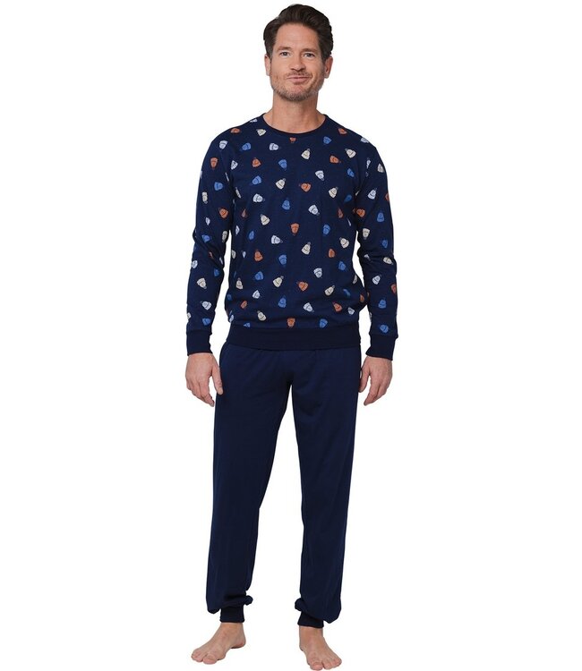men's cotton-mix pyjama set 'woolly hat'