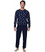 Heren pyjamaset van katoen-polyester-mix 'woolly hat'