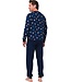 Heren pyjamaset van katoen-polyester-mix 'woolly hat'