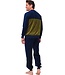 men's velvet home lounge suit 'modern square'
