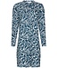Pastunette 100% organic cotton long sleeve nightdress with buttons 'arty leafs'