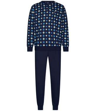 Robson men's 100% cotton pyjama set with buttons 'groovy star'