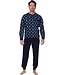 men's 100% cotton pyjama set with buttons 'groovy star'