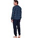 men's 100% cotton pyjama set with buttons 'groovy star'