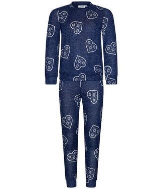 Rebelle Girls Warme fleece lounge-pyjama voor meisjes 'snow time'