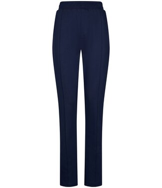 Pastunette lange, blauwe, lounge broek van biologisch katoen 'mix it women'