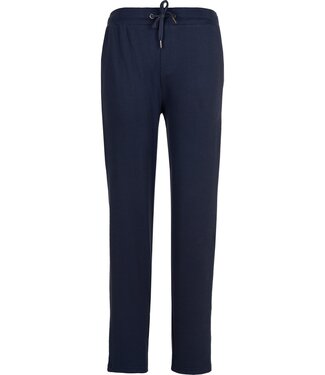Pastunette for Men lange blauwe heren lounge-broek van katoen french terry 'mix it men'