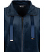 luxe blauw velours dames loungeset met rits 'chic blue velvet'