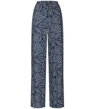 Pastunette Beach Leafy Ocean dames strandbroek met wijde pijpen