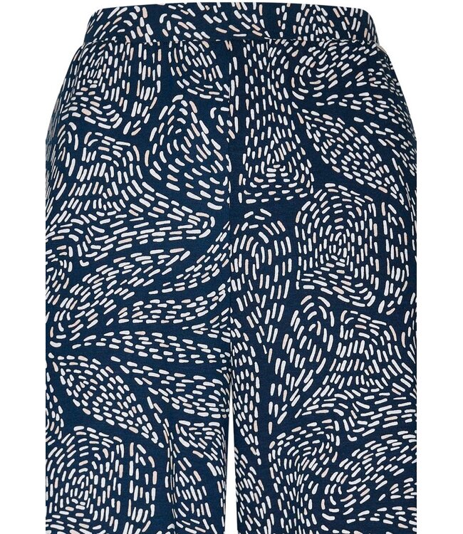 Leafy Ocean dames strandbroek met wijde pijpen