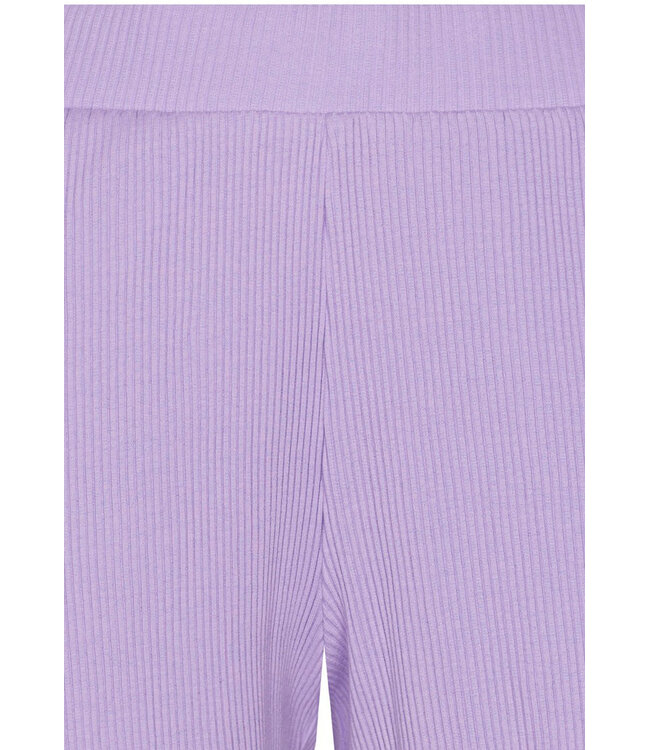 lilac short sleeved cotton-mix ladies shorty set fabulous flower