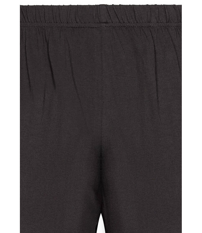 donkergrijze heren shortama van katoen met v-hals Cool Comfort