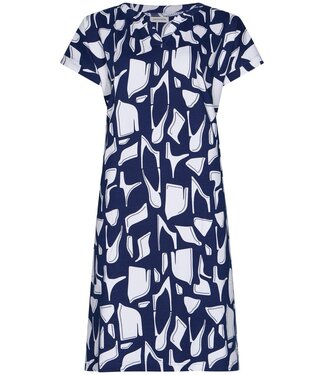 Pastunette ladies short sleeve organic cotton nightdress graphic art