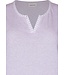 ladies lilac sleeveless cotton shorty set stripey lilac