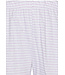 ladies lilac sleevesless cotton shorty set stripey lilac