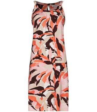 Pastunette Beach ladies sleeveless beachdress with flattefing front paradise pink