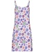 Rebelle lila biologisch katoenen dames spaghetti nachthemd fabulously flowerly