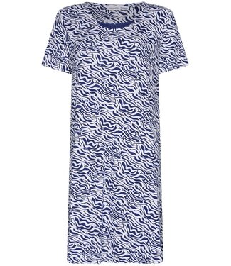 Pastunette ladies short sleeve bamboo-elastane-mix nightdress bamboo waves
