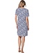 ladies short sleeve bamboo-elastane-mix nightdress bamboo waves