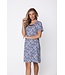 ladies short sleeve bamboo-elastane-mix nightdress bamboo waves