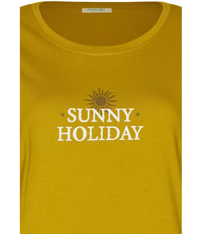 jade green short sleeve cotton nightdress with pockets dotty sunflower