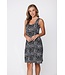 trendy black wide strap sleeveless beach dress pebble beach