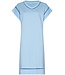 Pastunette Premium biologisch katoen dames nachthemd met V-hals Pretty Blue Detail