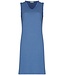 Pastunette mouwloos biologisch katoenen damesnachthemd kort Blue Comfort Frill