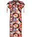 Pastunette Beach capped sleeve v neck beachdress with pretty beads arty beach