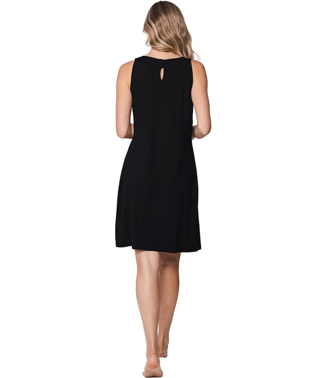 ladies sleeveless beachdress with flattering front beautiful beach