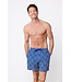 blauwe heren zwembroek met strikkoord Funky Squares